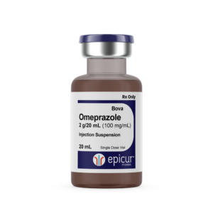 omeprazole injection bottle